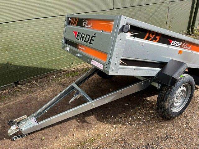 Tipping General Purpose Trailer with Flat Cover - ERDE 193 (Ready Built)