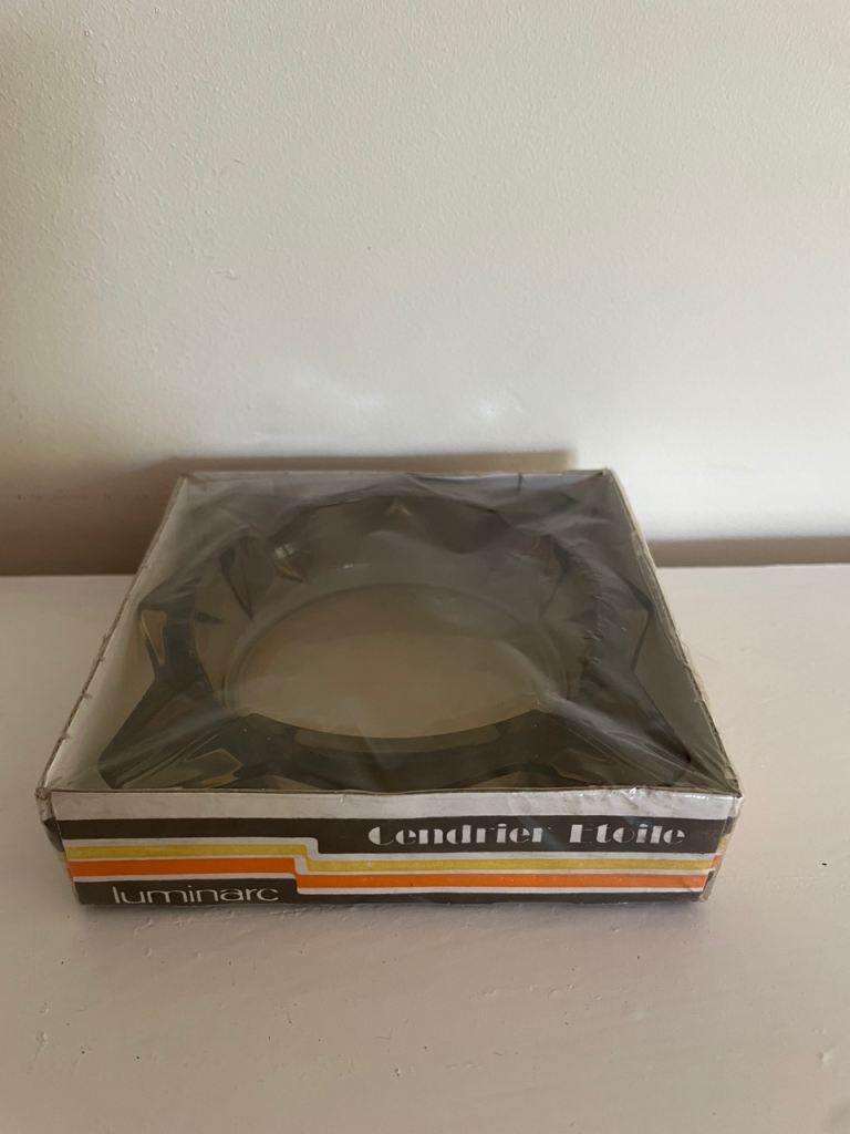 Retro Vintage Luminarc Cendrier Etoile Ashtrays