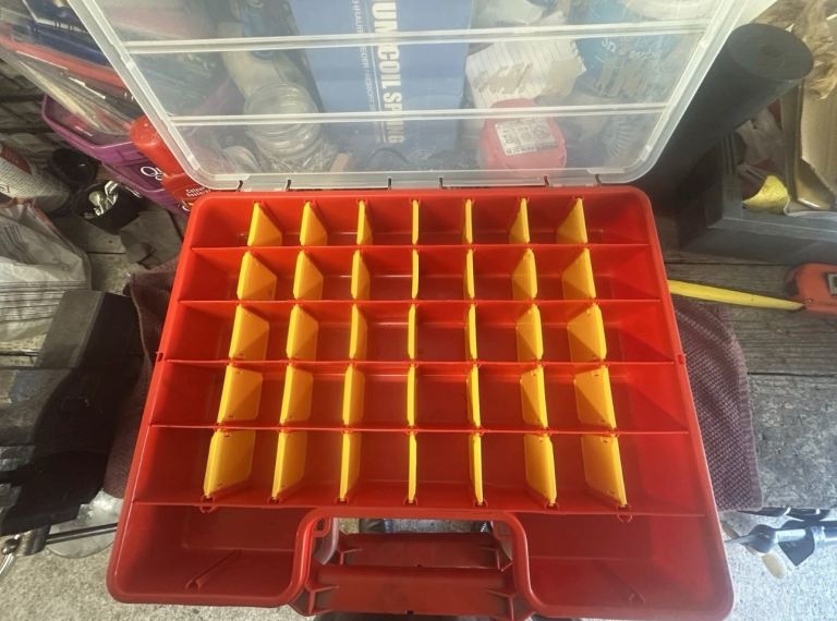 Organizer Assortment Storage fishing Box Metal detector Detecting 