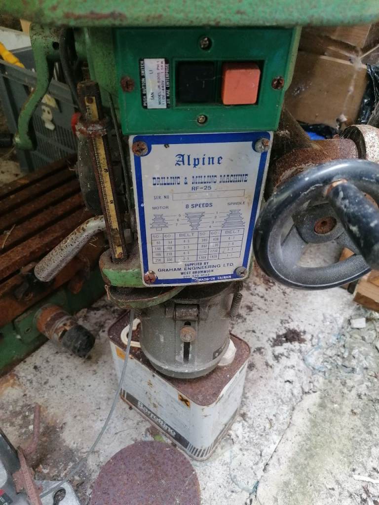 Alpine Drilling and Milling machine - free for collection
