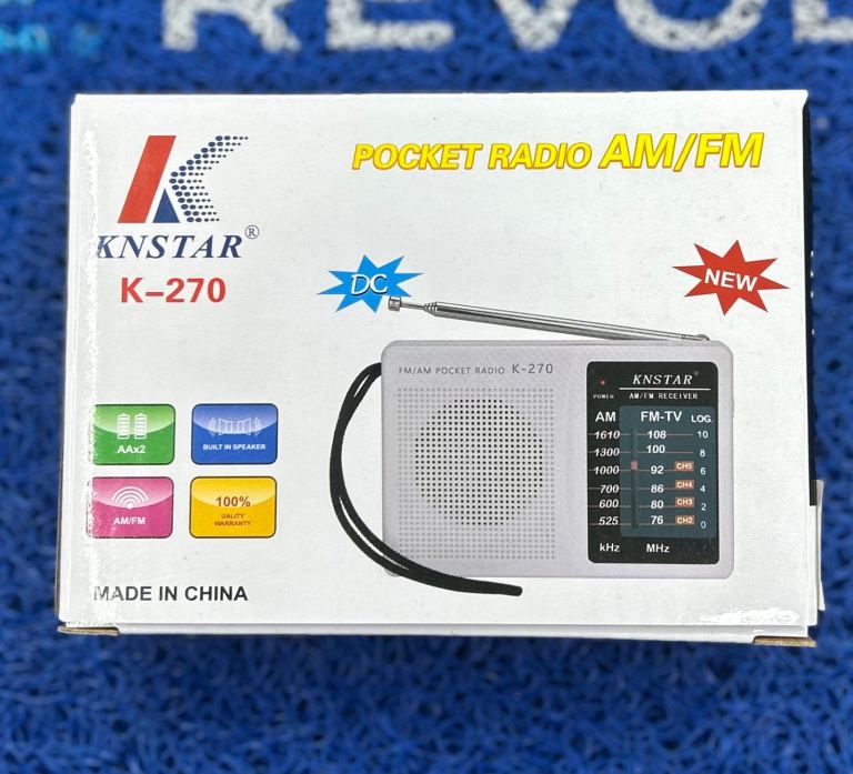 Brand New KNSTAR K-270 AM/FM Pocket Radio, Still Sealed