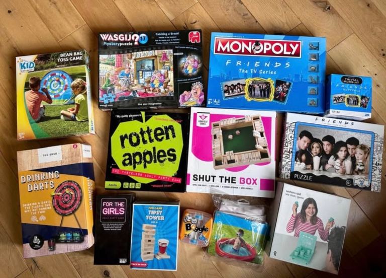 13 Board Games indoor + outdoor