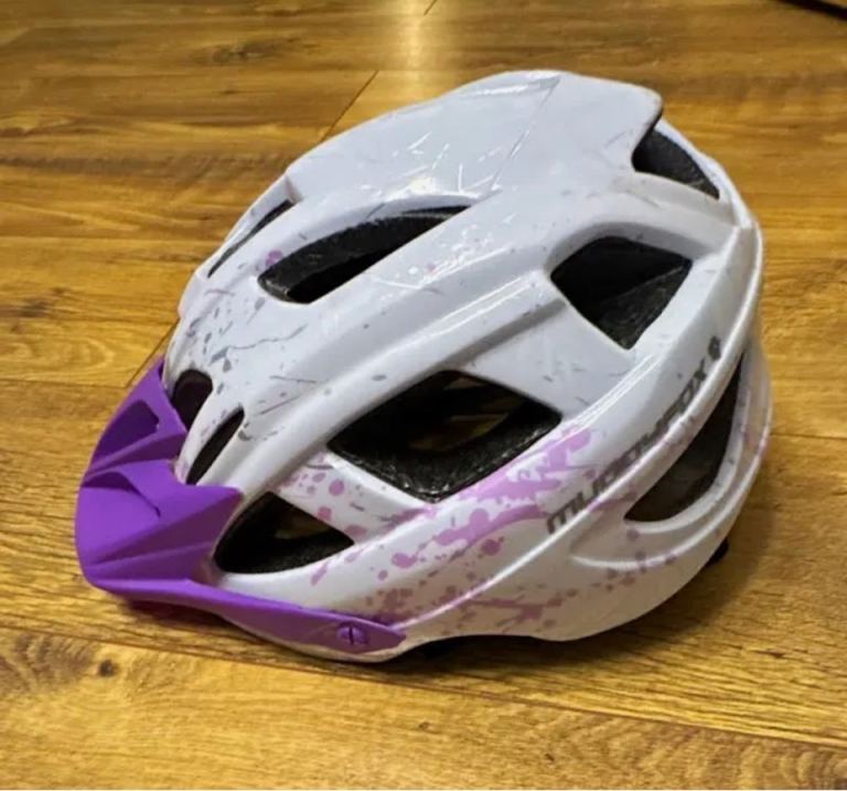 Muddyfox Kids Bike Helmet & Gloves Set – Small, As Good As New