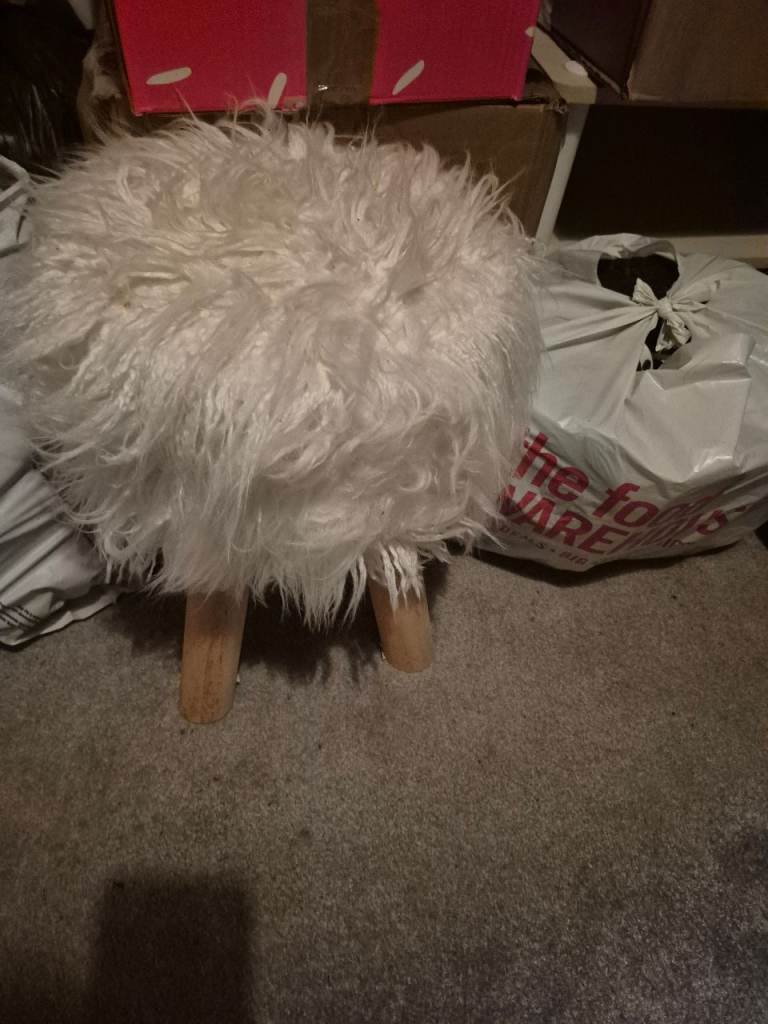 Small dressing table stool 