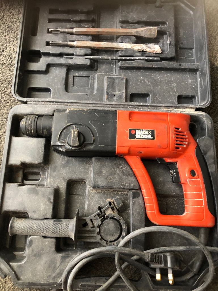 Black and decker sds hammer drill and breaker 