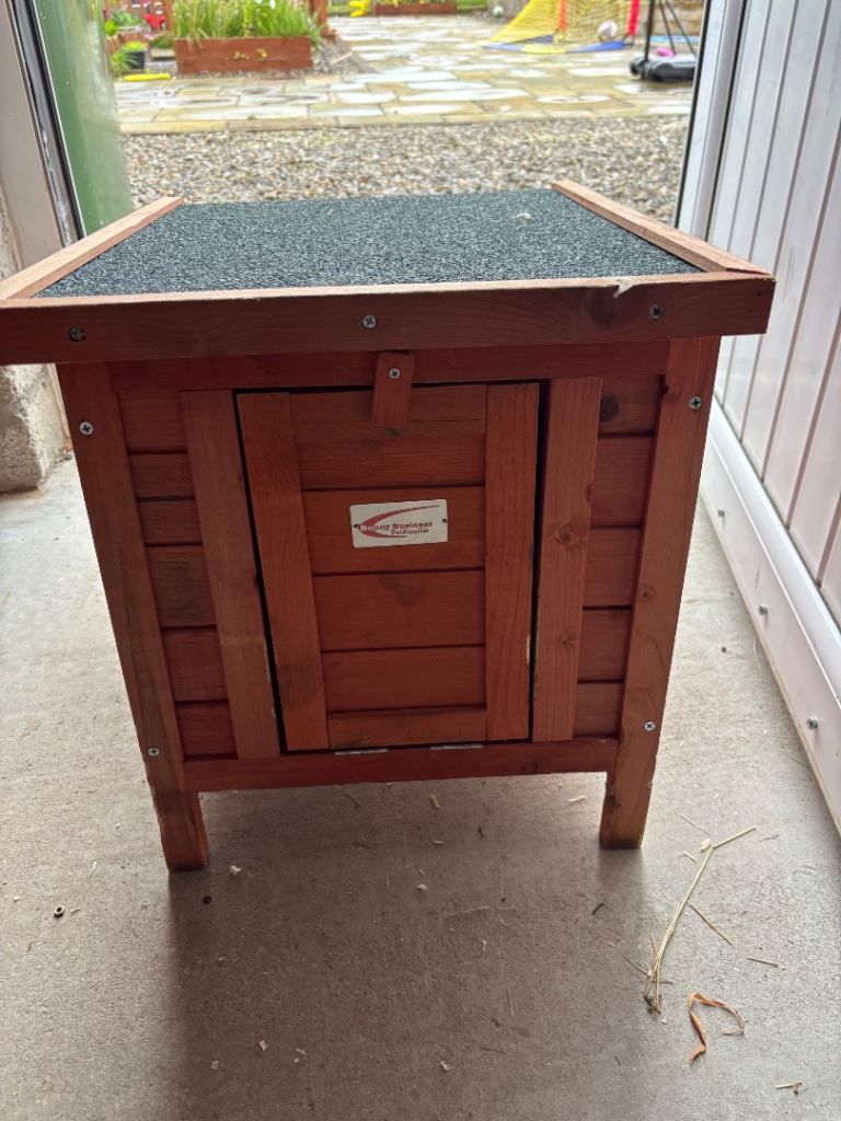 Wooden Pet Hutch or Shelter for Small Animals
