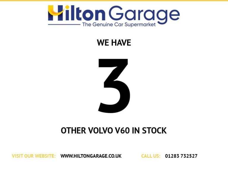 2017 Volvo V60 2.0 D3 R-Design Nav Estate 5dr Diesel Auto Euro 6 (s/s) (150 ps) PARK ASSIS ESTATE...
