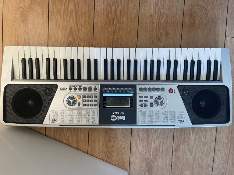RockJam RJ-561 61-Key Digital Piano Keyboard – Good Condition