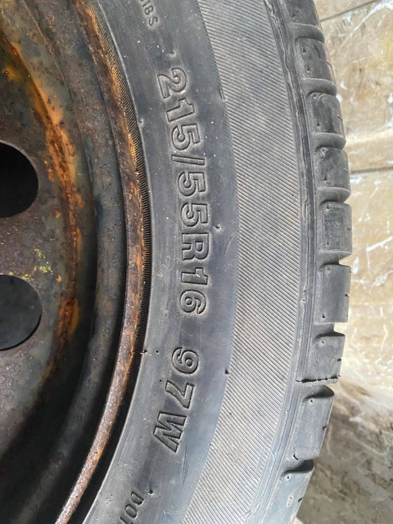Tyre new 8/9 mill never been on it the spare wheel 
