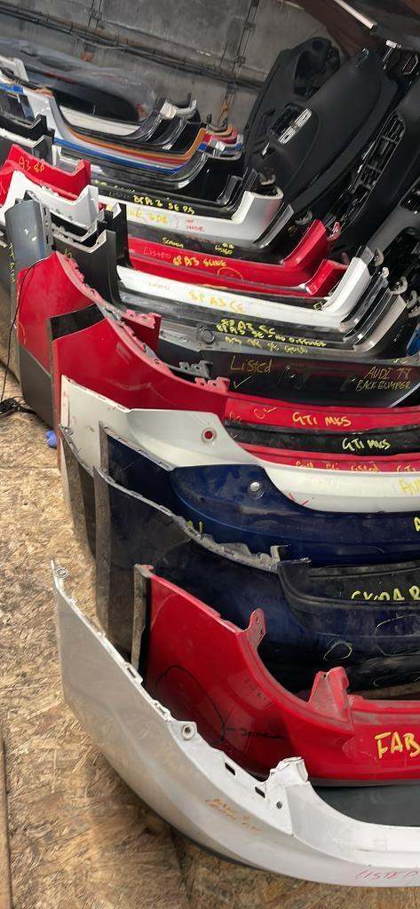 Many rear bumpers in stock leon A3 golf A1 fabia