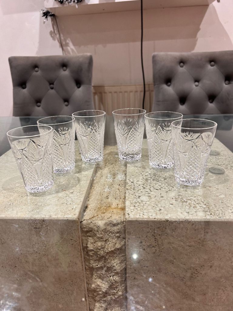 Waterford Crystal, set of 6 tumblers 