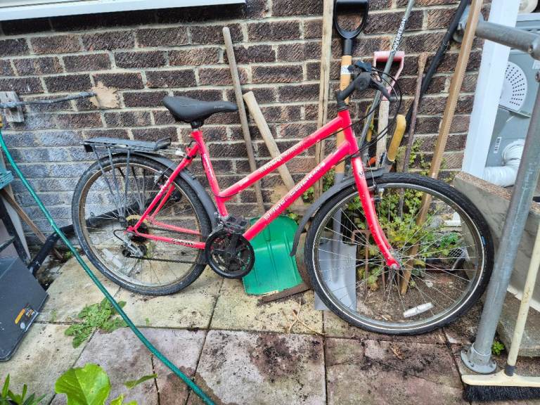 Pink bike. New parts added
