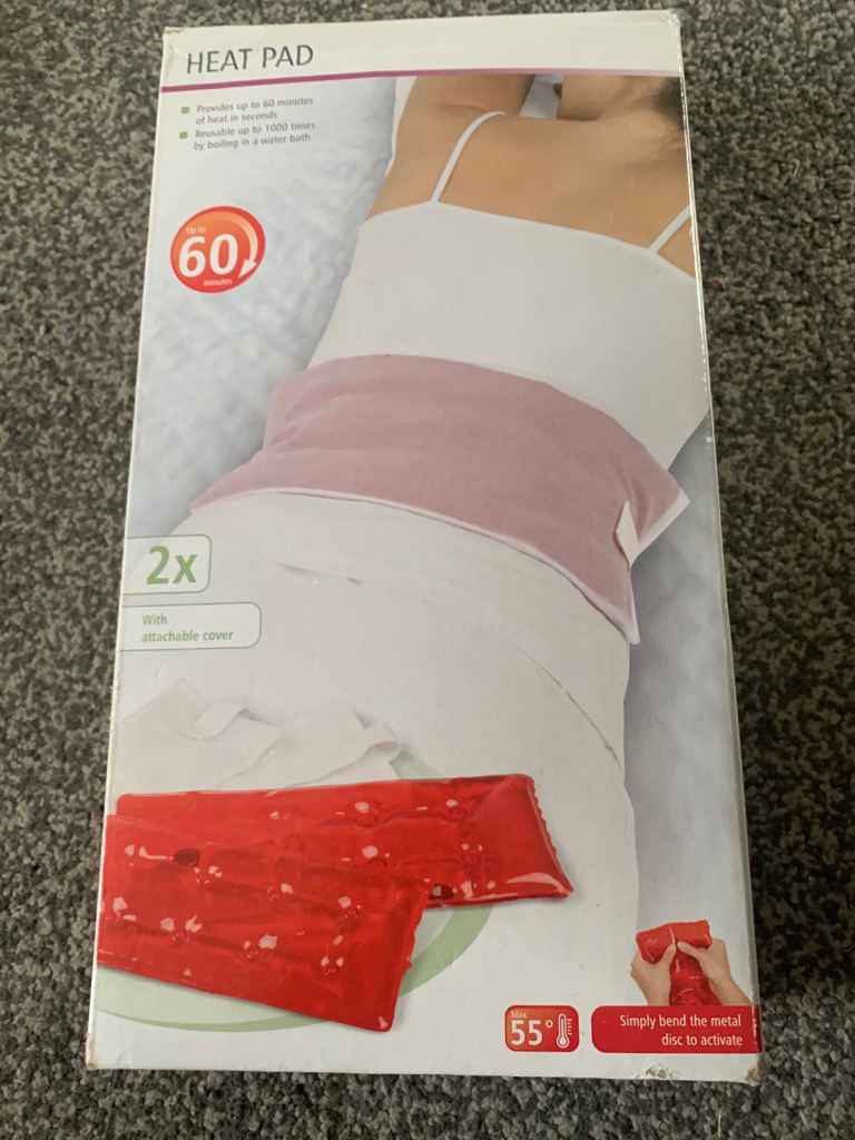 New Heat Pad 2x with Reusable Cover