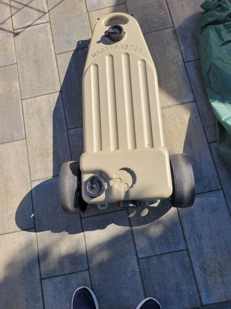 Wastemaster Caravan waste water container on wheels
