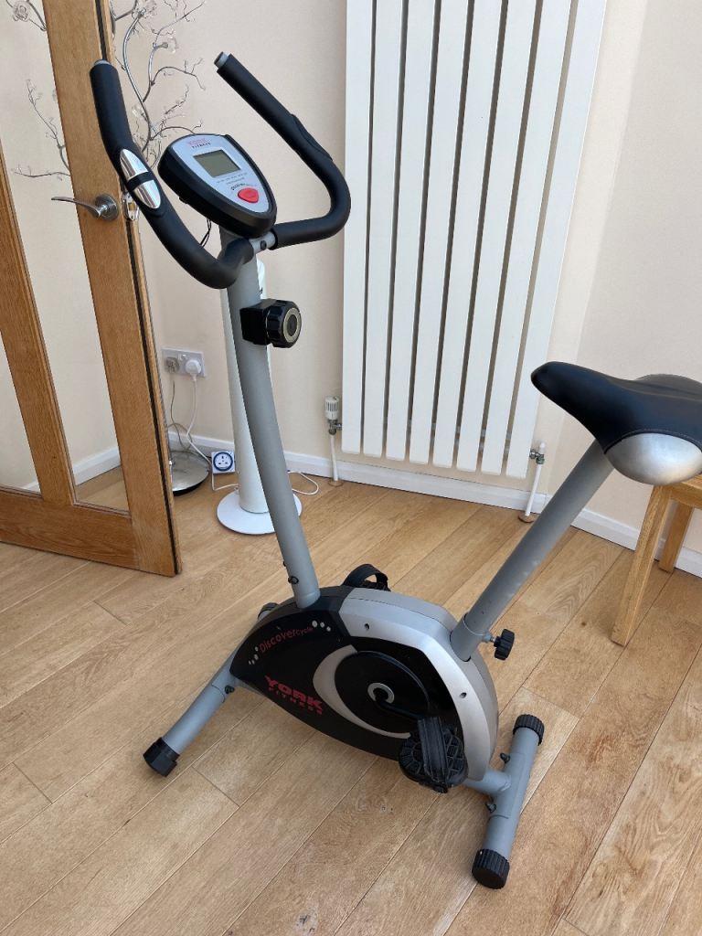 York Exercise Bike – Grey, Good Condition