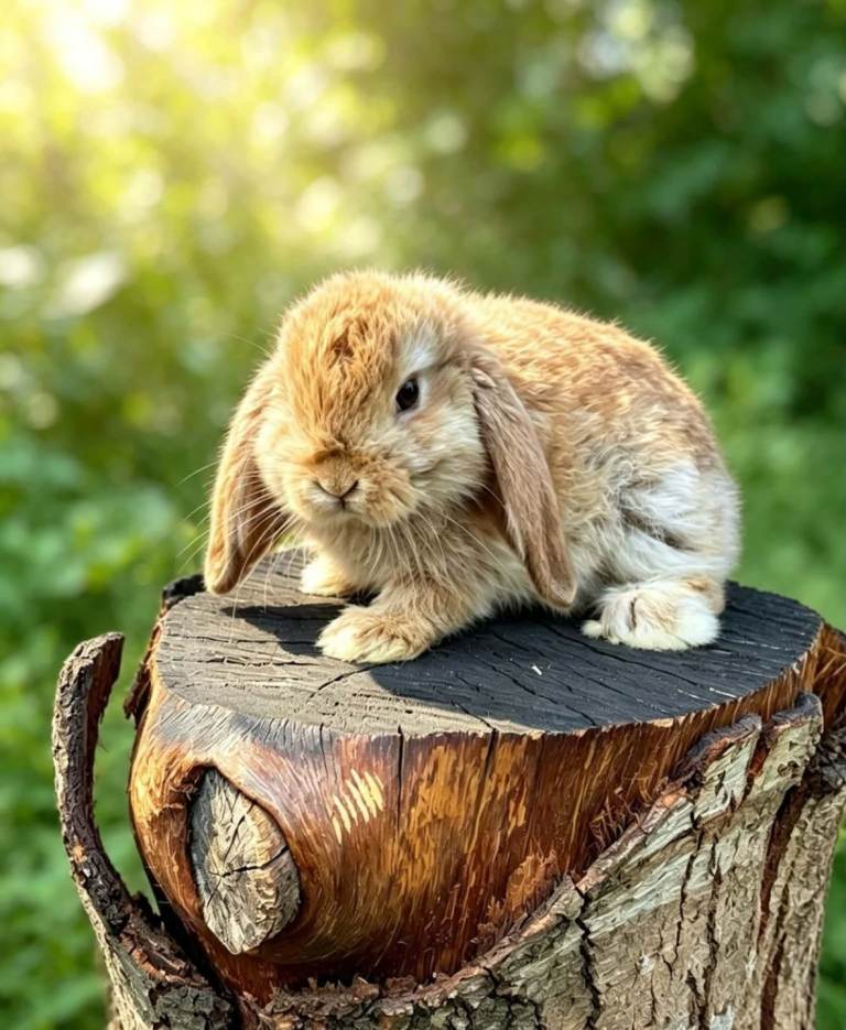 4 beautiful mini lop bunnys