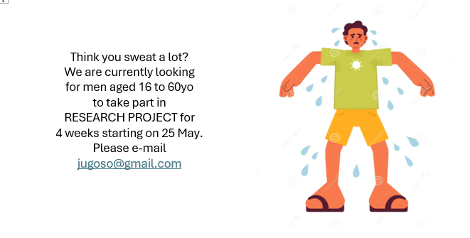 Think you sweat a lot?