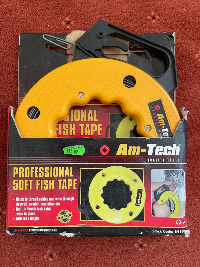Am Tech Professional Fish Tape 50ft Brand New