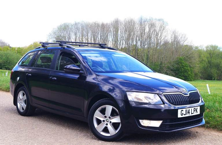 2014 Skoda Octavia 1.6TDI Se DSG Auto 📢TAX £20✔ 12-MOT Estate 16"Black