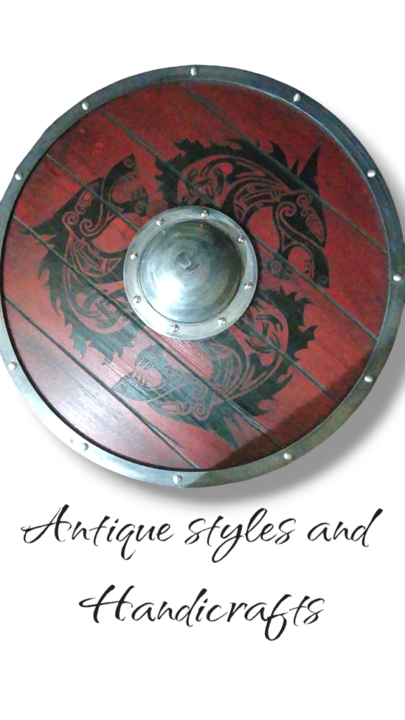 Viking warrior Battlefield Shield handmade wooden and Iron 24 inches, Gift, home Decor, Christmas 