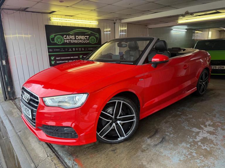 2015 Audi A3 Cabriolet 2.0 TDI S line S Tronic Euro 6 (s/s) 2dr CONVERTIBLE Diesel Automatic
