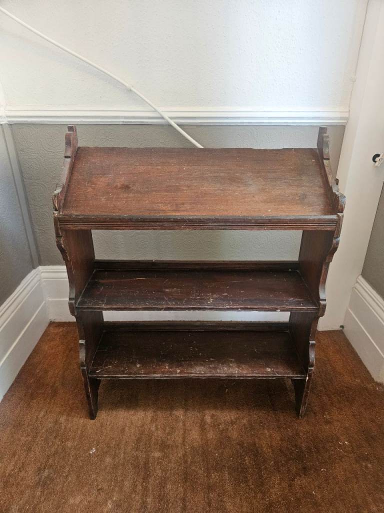 Old Wooden Shelving Unit - 3-Tier Unit