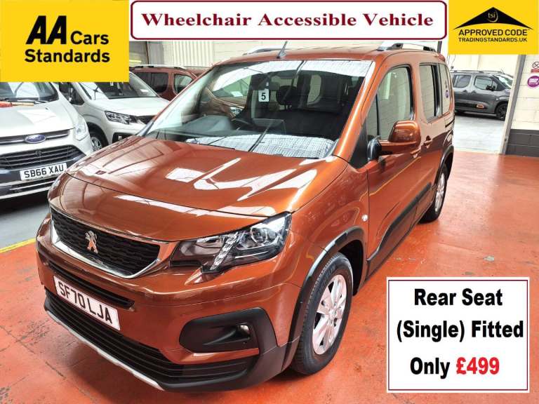 Peugeot Rifter WHEELCHAIR ACCESSIBLE 1.5 BlueHDi 100 Allure 5dr Diesel