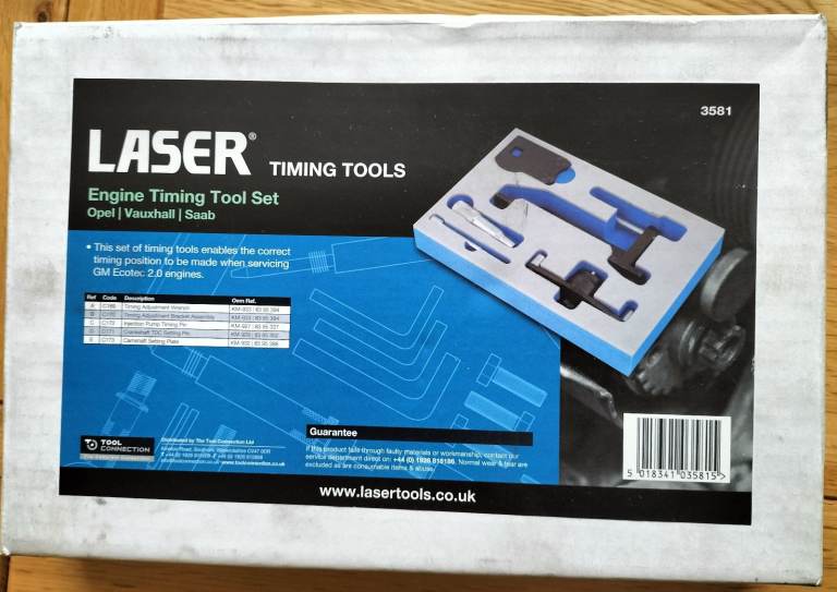 Engine Timing Tool Set for GM Ecotec 2.0 engines