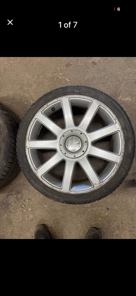 18” alloys multi stud
