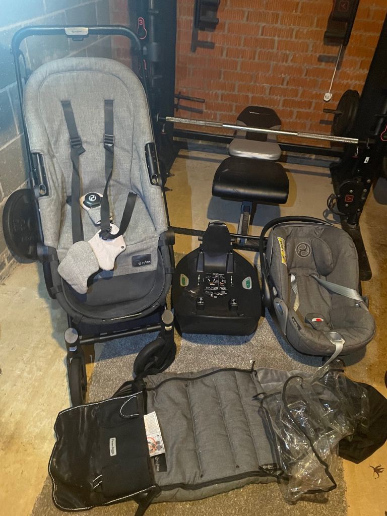 Cybex Priam Travel System – Full Set | Mirage Grey | £300