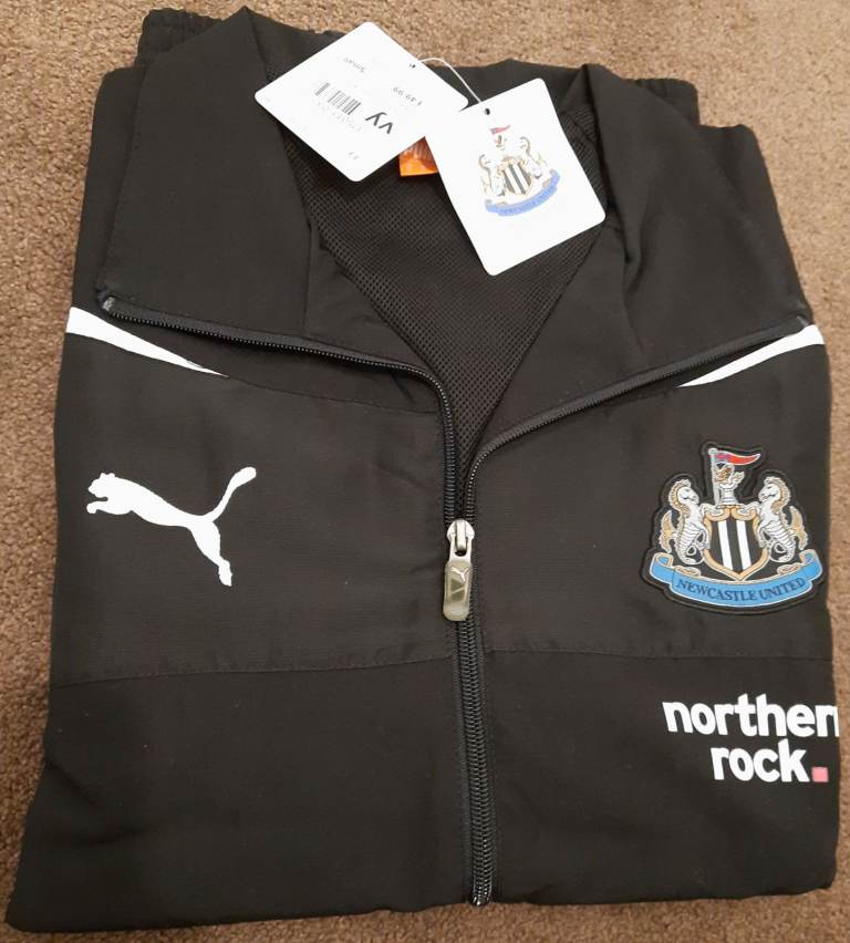 Newcastle United Vintage Puma Tracksuit Jacket - BNWT - Size Small