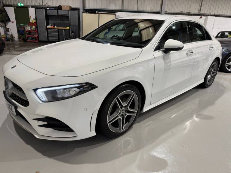 2019 Mercedes-Benz A-Class 1.5 A180d AMG Line Premium Saloon 4dr Diesel 7G-DCT Euro 6 s/s 116 ps ...