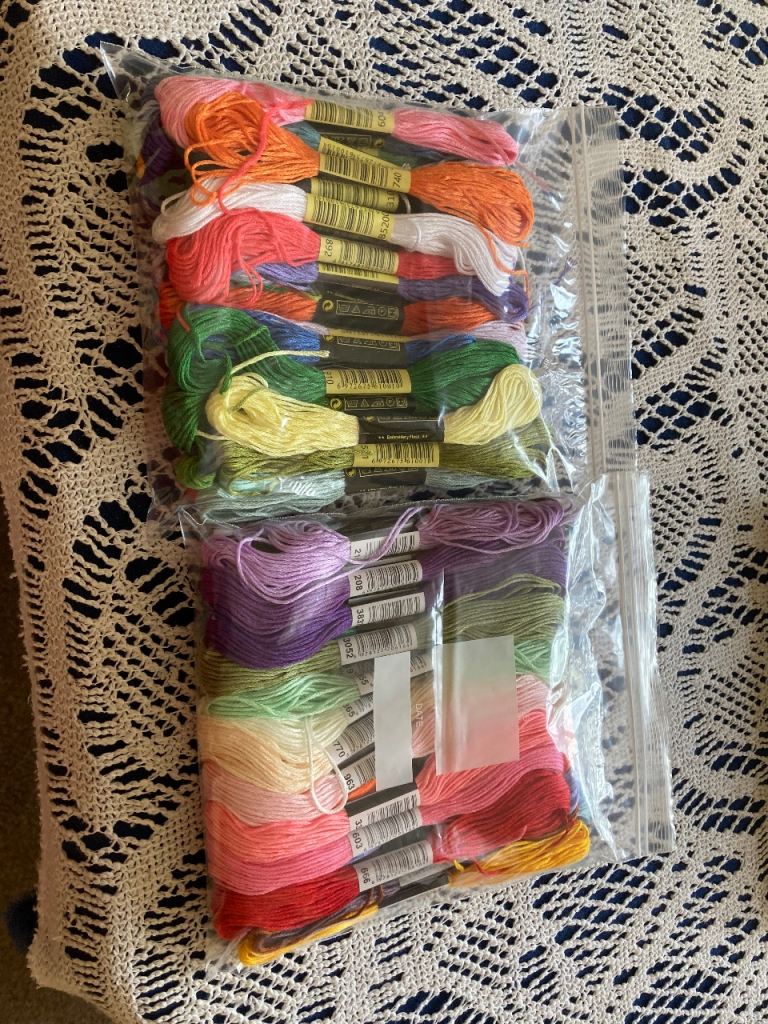36 Assorted Colours of Embroidery Silks NEW