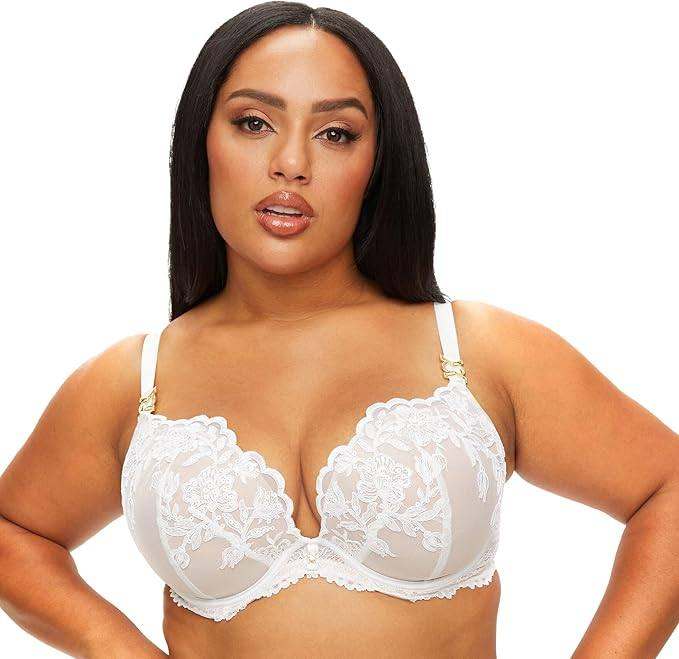 new with tags - Ann Summers Valentines The Icon Padded Plunge Bra Size 38D