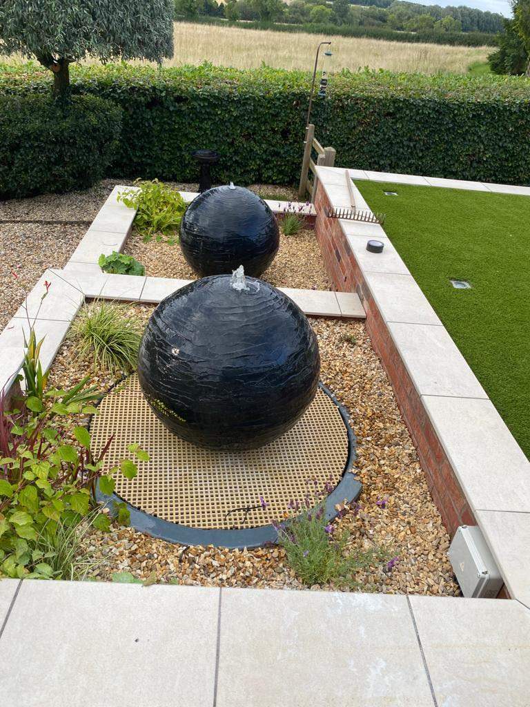 Outdoor Sphere Water Feature - to order