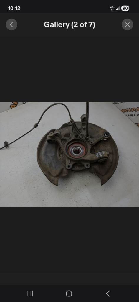 O/s rear hub carrier 05 mercedes c class w203