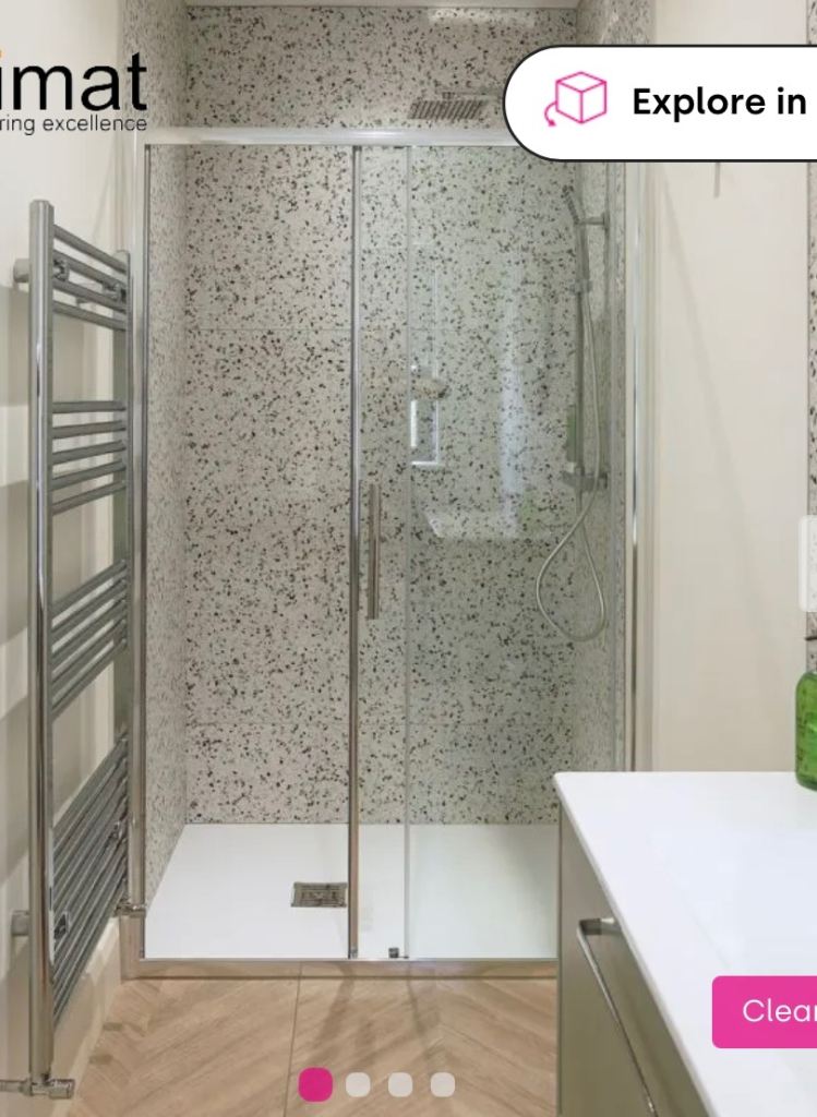 1200 Sliding Shower Door chrome NOW £188.70✅✅
