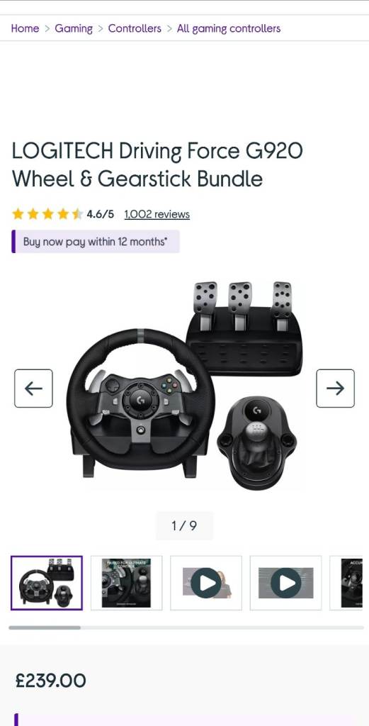 Logitech G920 