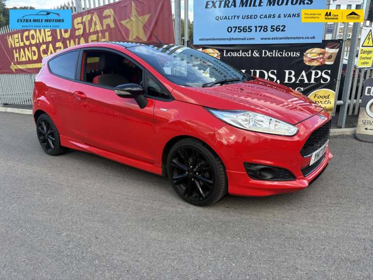 2017 Ford Fiesta 1.0 EcoBoost 140 ST-Line Red 3dr HATCHBACK PETROL Manual