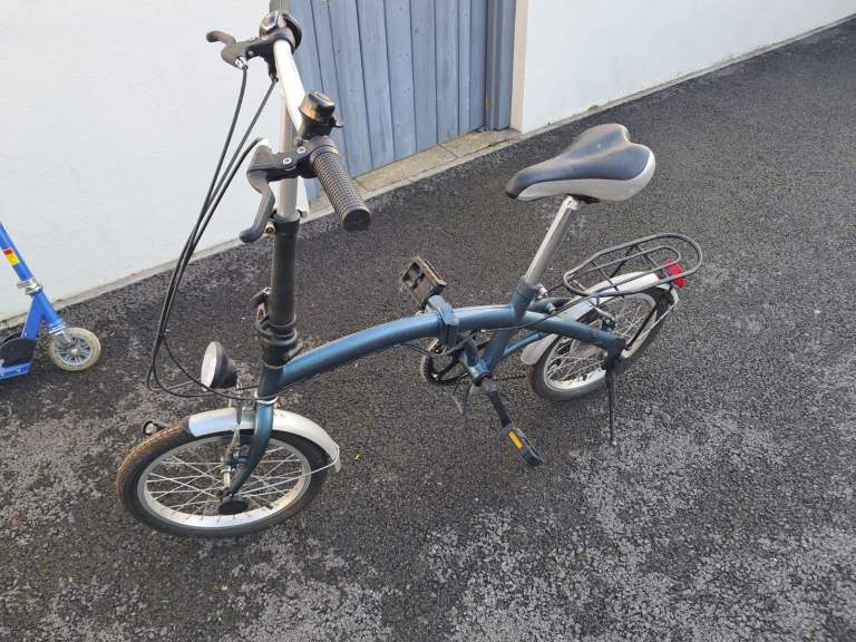 Folding Bike in Good Condition with Rear Rack
