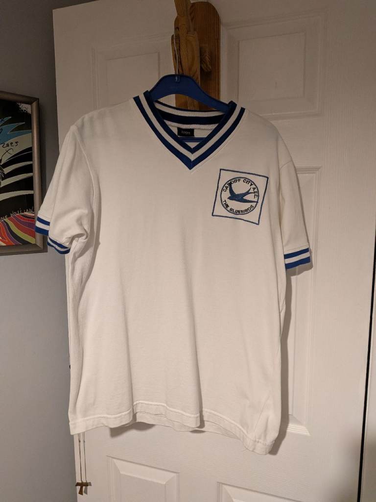 Cardiff City TOFFS Retro football 1960's shirt