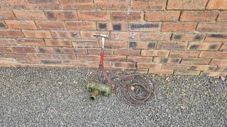 Tractor pto driven tyre inflator 