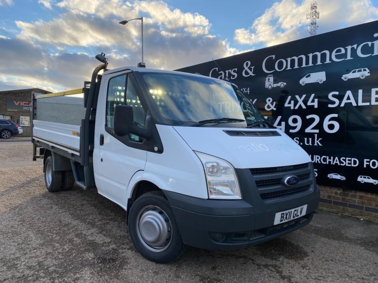 2011 Ford Transit T350M 2.4 TDCI 140 6SPEED DROPSIDE PICK UP TRUCK TAIL LIFT 40K 1 OWNER TRW Drop...