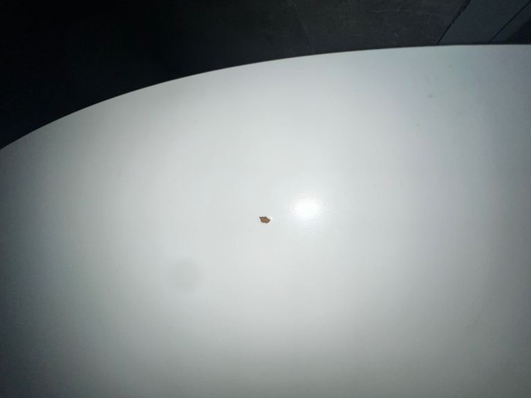 IKEA white round table 