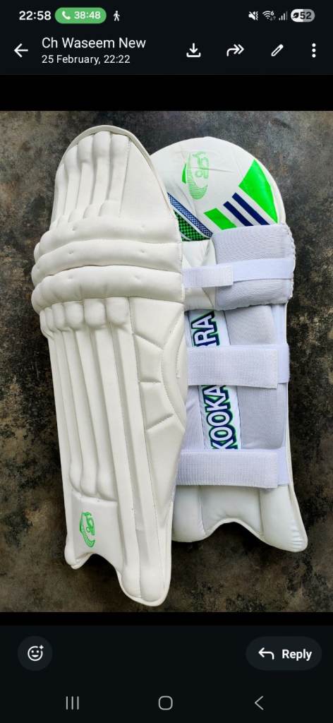 Kookaburra cricket pads