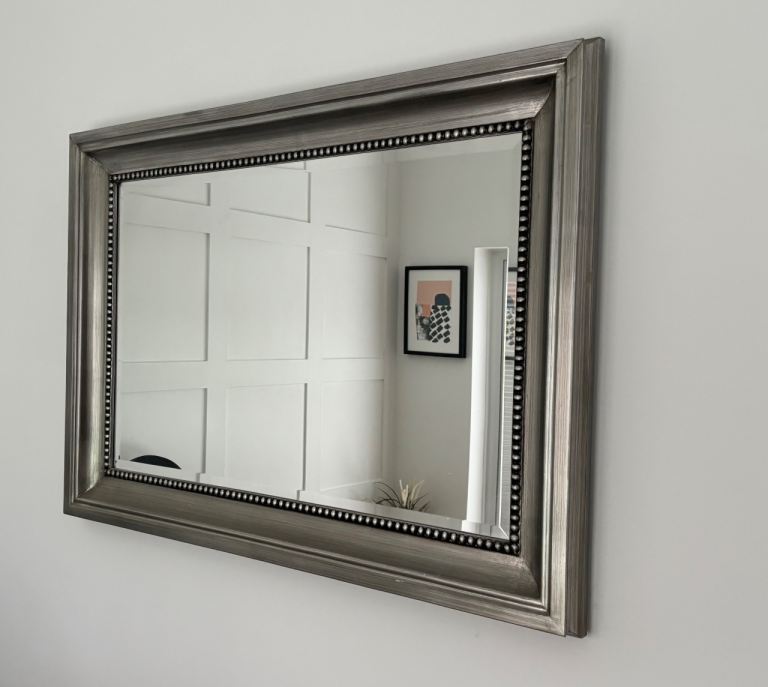 Next Large Pewter Mirror