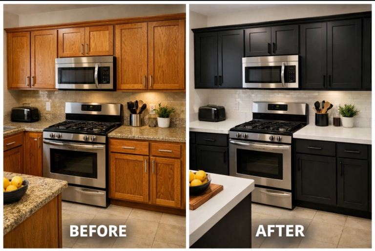 Kitchen Cabinet Vinyl Wrapping – Transform Your Kitchen Without Replacing Cabinets!
