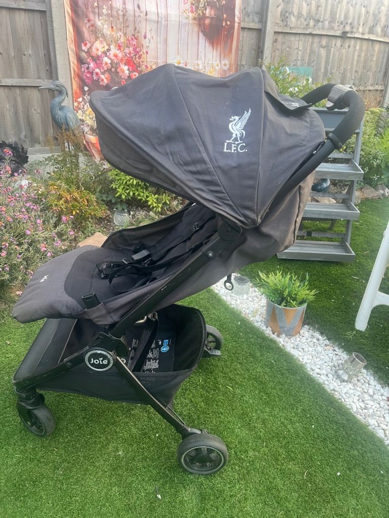 Joie Black Pushchair with LFC Logo – Good Condition