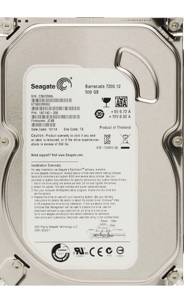 Seagate Barracuda 500 GB Hard Drive 