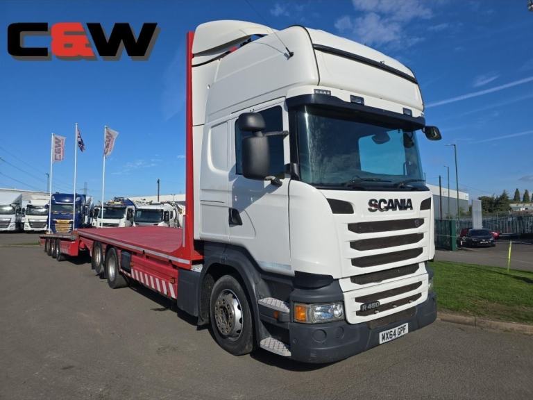 2014 (64) SCANIA R450 LB 6x2 Flatbed Drawbar - 1,512,000Kms